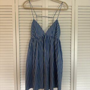 REFORMATION Amara Dress Tribune Stripe Size M